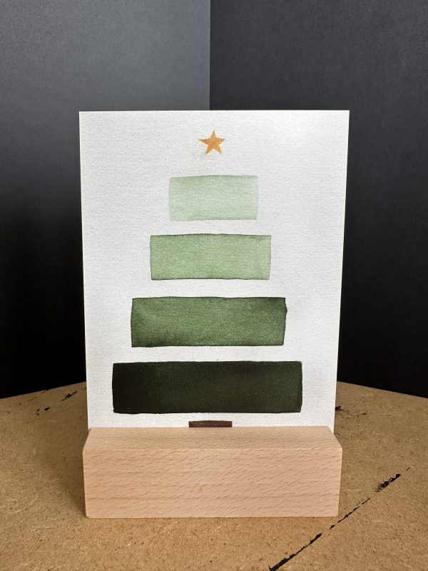 Adventskalender mit Aufsteller